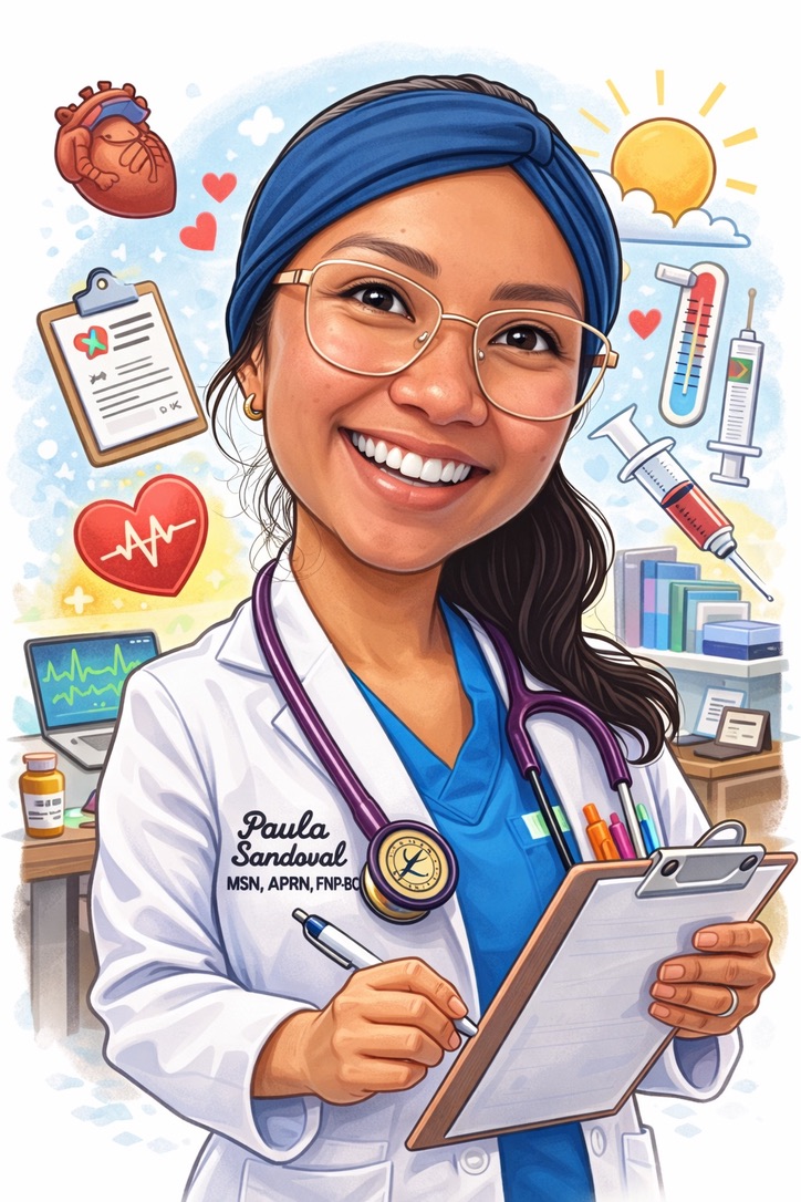 Paula Czarina Sandoval, FNP-BC, Family Nurse Practitioner